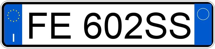 Numer rejestracyjny FE602SS posiada ALFA ROMEO Giulia