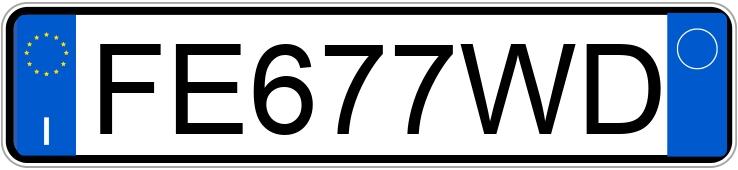 Numer rejestracyjny FE677WD posiada FIAT Punto 4a serie Numer rejestracyjny FE677WD posiada FIAT Punto 4a serie