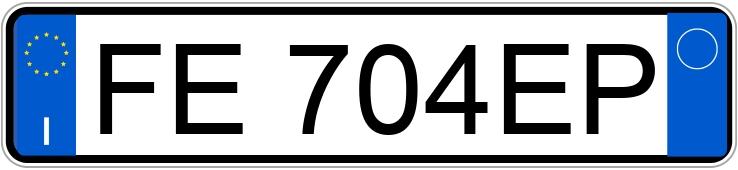 Numer rejestracyjny FE704EP posiada FIAT 500X