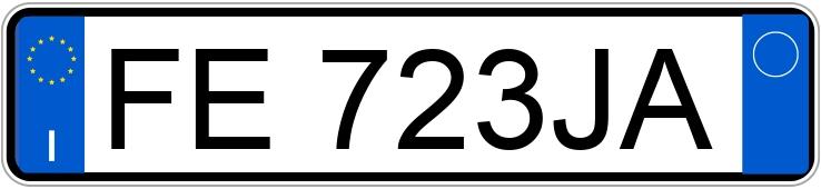 Numer rejestracyjny FE723JA posiada ALFA ROMEO Giulia