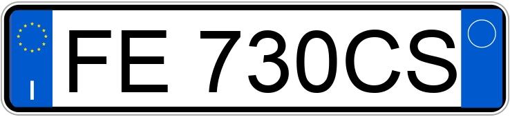 Die Registrierungsnummer FE730CS hat DACIA NUOVA LOGAN MCV