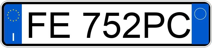 Numer rejestracyjny FE752PC posiada ALFA ROMEO MiTo