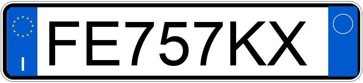 Numer rejestracyjny FE757KX posiada ALFA ROMEO Giulia Numer rejestracyjny FE757KX posiada ALFA ROMEO Giulia