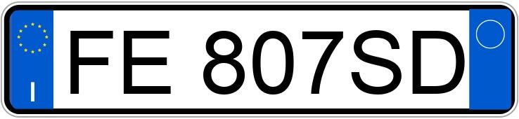 Numer rejestracyjny FE807SD posiada PEUGEOT 308 2a serie