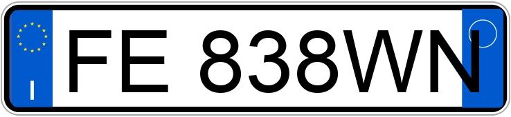 Numer rejestracyjny FE838WN posiada NISSAN Qashqai 2a serie