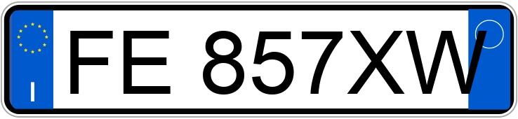 Numer rejestracyjny FE857XW posiada LANCIA Ypsilon 3a serie Numer rejestracyjny FE857XW posiada LANCIA Ypsilon 3a serie