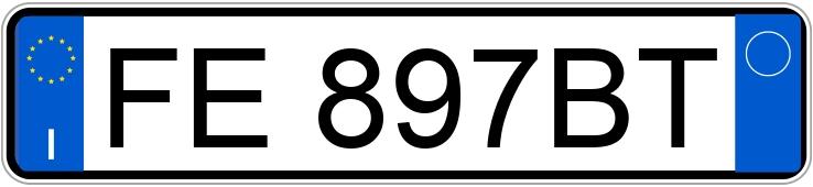 Numer rejestracyjny FE897BT posiada FORD Fiesta 6a serie