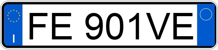 Numer rejestracyjny FE901VE posiada FIAT Tipo