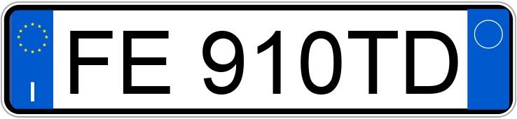 Numer rejestracyjny FE910TD posiada BMW X1