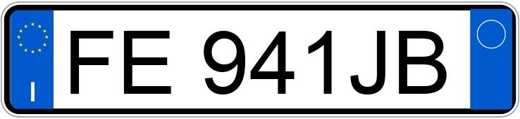 Numer rejestracyjny FE941JB posiada LANCIA Ypsilon 3a serie