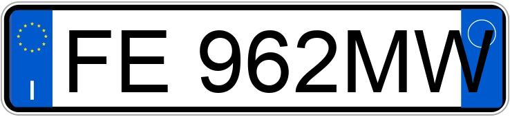 Numer rejestracyjny FE962MW posiada FIAT Punto 4a serie