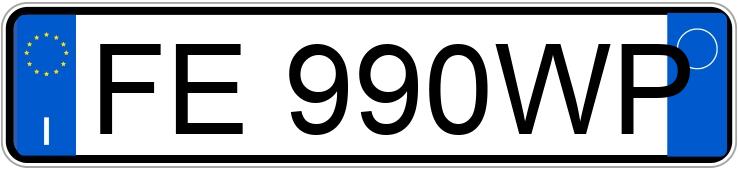 Numer rejestracyjny FE990WP posiada AUDI A3 3a serie Numer rejestracyjny FE990WP posiada AUDI A3 3a serie