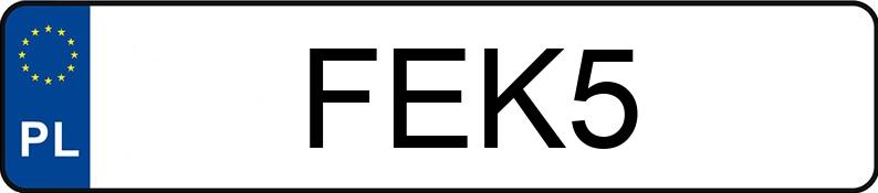 Numer rejestracyjny FEK 5 posiada MERCEDES-BENZ CLK 500 - FEK5 Numer rejestracyjny FEK 5 posiada MERCEDES-BENZ CLK 500 - FEK5