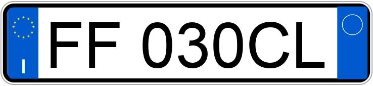 Numer rejestracyjny FF030CL posiada FIAT 500 Numer rejestracyjny FF030CL posiada FIAT 500