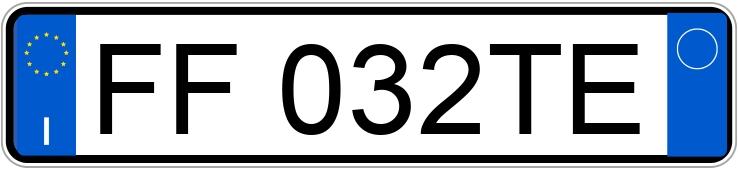 Numer rejestracyjny FF032TE posiada BMW 125D