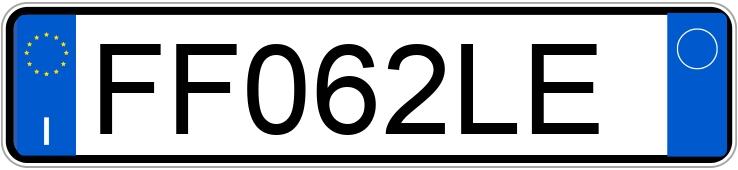 Numer rejestracyjny FF062LE posiada FIAT Panda 3a serie