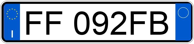 Numer rejestracyjny FF092FB posiada VOLKSWAGEN Polo 5a serie Numer rejestracyjny FF092FB posiada VOLKSWAGEN Polo 5a serie