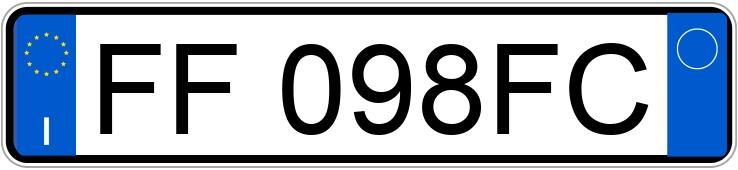 Numer rejestracyjny FF098FC posiada BMW 116D