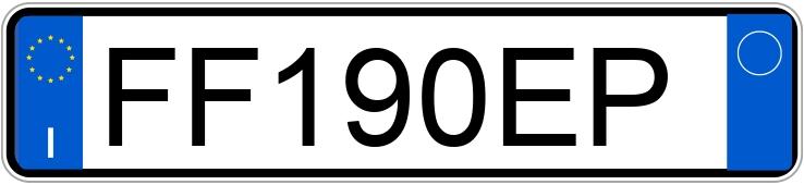 Numer rejestracyjny FF190EP posiada SKODA Fabia 3a serie