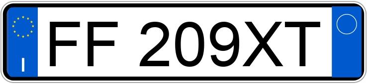 Numer rejestracyjny FF209XT posiada OPEL VIVARO
