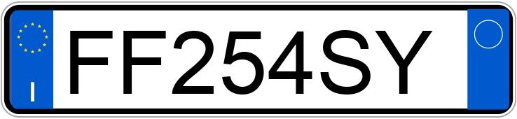 Numer rejestracyjny FF254SY posiada FORD Fiesta 6a serie Numer rejestracyjny FF254SY posiada FORD Fiesta 6a serie