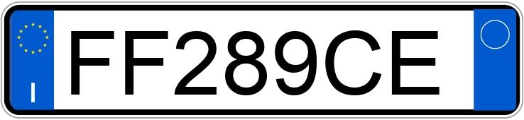 Numer rejestracyjny FF289CE posiada CITROEN C3 2a serie