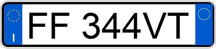 Numer rejestracyjny FF344VT posiada PEUGEOT 208 1o serie