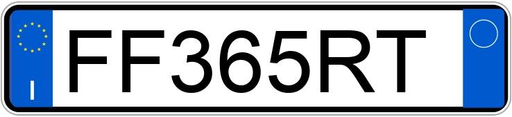 Pirat drogowy w pojeździe o numerach rejestracyjnych FF365RT