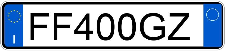 Numer rejestracyjny FF400GZ posiada TOYOTA Yaris 3a serie Numer rejestracyjny FF400GZ posiada TOYOTA Yaris 3a serie