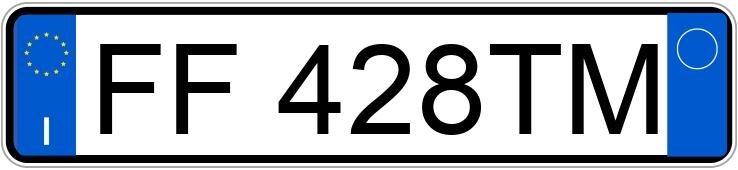 Numer rejestracyjny FF428TM posiada AUDI A1-S1