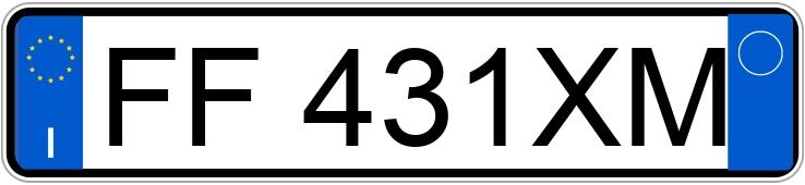 Numer rejestracyjny FF431XM posiada FORD Fiesta 6a serie