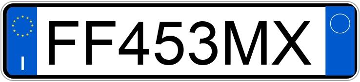 Numer rejestracyjny FF453MX posiada LANCIA Ypsilon 3a serie