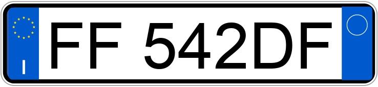 Numer rejestracyjny FF542DF posiada VOLKSWAGEN Polo 5a serie