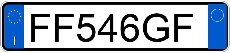 Numer rejestracyjny FF546GF posiada FIAT 500 Numer rejestracyjny FF546GF posiada FIAT 500