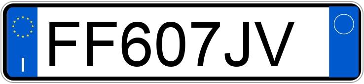 Numer rejestracyjny FF607JV posiada FIAT Punto 4a serie Numer rejestracyjny FF607JV posiada FIAT Punto 4a serie