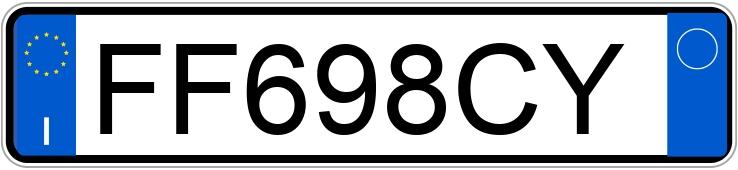 Numer rejestracyjny FF698CY posiada VOLKSWAGEN up!