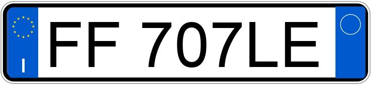 Numer rejestracyjny FF707LE posiada FIAT Panda 3a serie Numer rejestracyjny FF707LE posiada FIAT Panda 3a serie