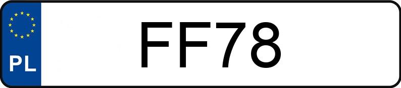 Numer rejestracyjny FF 78 posiada MERCEDES-BENZ S 500 Kat. 140 500 SE - FF78