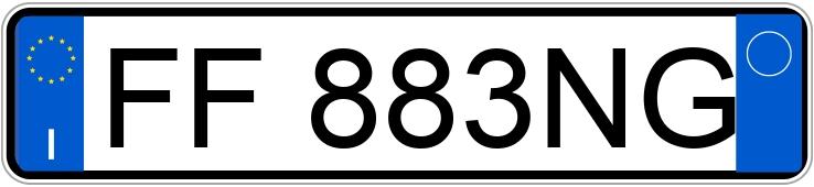 Numer rejestracyjny FF883NG posiada NISSAN Qashqai 2a serie