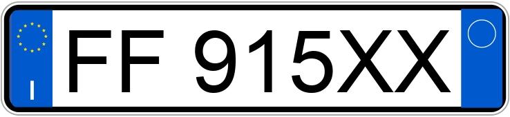 Numer rejestracyjny FF915XX posiada VOLKSWAGEN Golf 7a serie