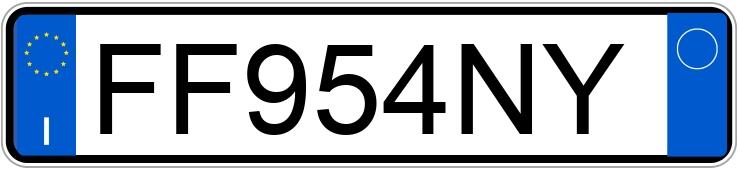 Numer rejestracyjny FF954NY posiada HYUNDAI ix20