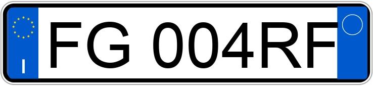 Numer rejestracyjny FG004RF posiada AUDI TT 3a serie Numer rejestracyjny FG004RF posiada AUDI TT 3a serie