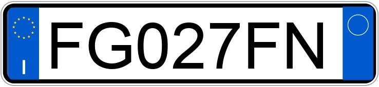 Numer rejestracyjny FG027FN posiada TOYOTA Yaris 3a serie