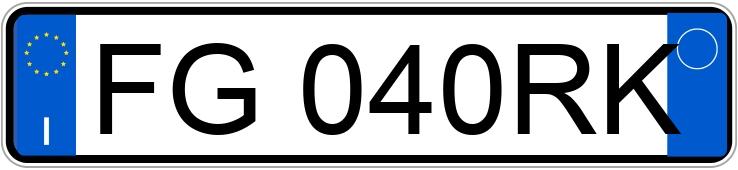 Numer rejestracyjny FG040RK posiada VOLKSWAGEN Golf 7a serie Numer rejestracyjny FG040RK posiada VOLKSWAGEN Golf 7a serie