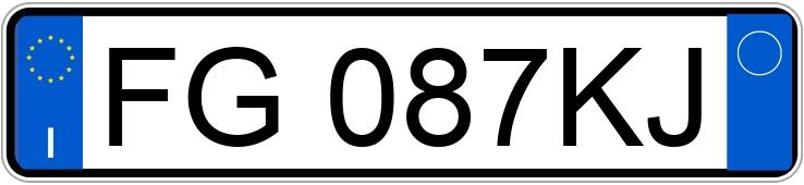 Numer rejestracyjny FG087KJ posiada VOLKSWAGEN Touran 3a serie Numer rejestracyjny FG087KJ posiada VOLKSWAGEN Touran 3a serie