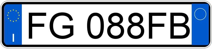 Numer rejestracyjny FG088FB posiada CITROEN C3 3a serie
