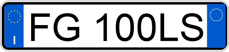 Numer rejestracyjny FG100LS posiada Mercedes A 200 CDI / d