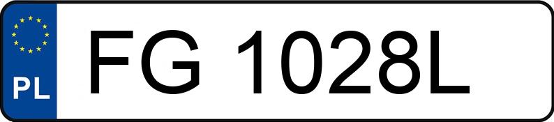 Numer rejestracyjny FG 1028L posiada VOLKSWAGEN PASSAT - FG1028L