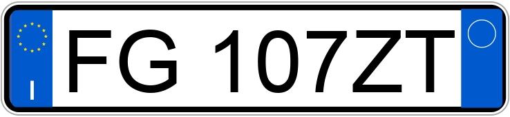 Numer rejestracyjny FG107ZT posiada FIAT Panda 3a serie Numer rejestracyjny FG107ZT posiada FIAT Panda 3a serie