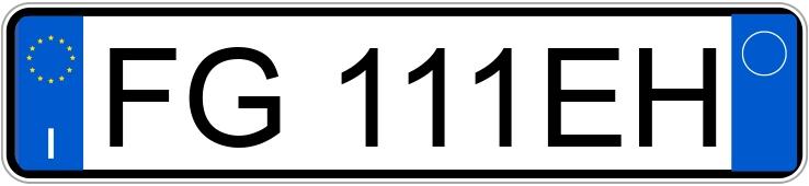 Numer rejestracyjny FG111EH posiada AUDI A5 2a serie Numer rejestracyjny FG111EH posiada AUDI A5 2a serie